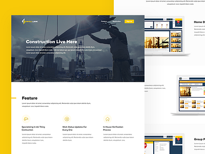 Skill Link - Landing Page construction dinamic landingpage static ui uiux ux web website