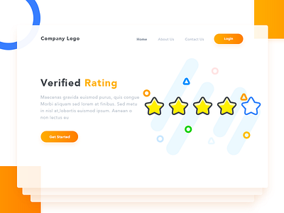 Verified Rating arslan illustration landing page pakistan rating verified