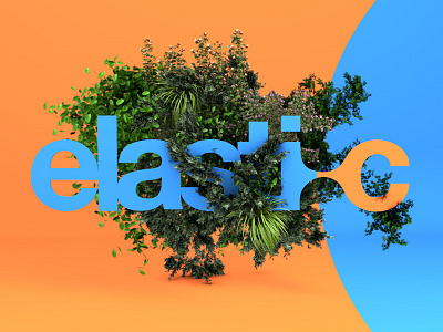 Planted Colours 3d bright c4d cinema 4d colourful elastic foliage jacob capener nature plants