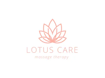 Lotus Care - massage therapy adobe ai care design flower illustrator logo lotus massage therapy