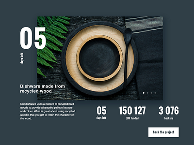 Daily UI - 32 - Crowdfunding Campaign 032 crowdfunding campaign daily ui daily ui 032 ui design