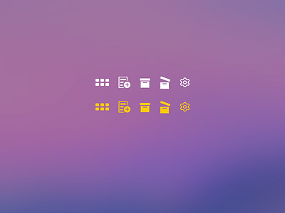 Sticky App Toolbar Icons app icon macos ui