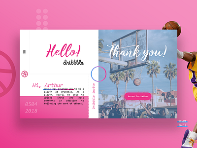 Hello Dribbble! debut dribbble first shot hello illustration shot thank you ui ux