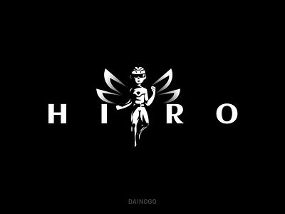 HIRO - Powerful and Modern Hero Logo Design brand branding fly hero hero logo hiro icon identity logo logo design logo portfolio logofolio mascot mascot logo modern logo powerful simple super hero symbol visual identity