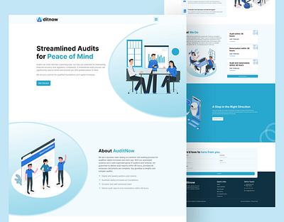 Audit Website UI Design