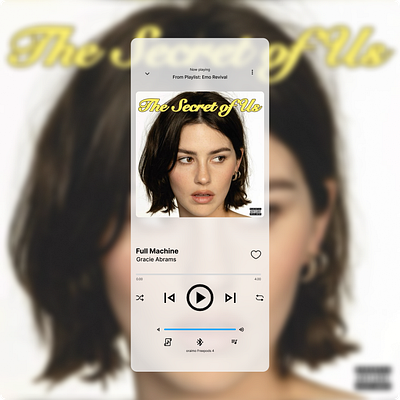 Mobile Music Player #DailyUI app branding design graphic design illustration logo typography ui ux vector