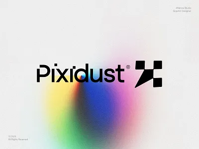 Pixidust®ㅤㅤ/ Logo blockchain brand connection crypto data design electric logo logo design logodesign logos network nft photography pixel privecy protection saas testnet web3