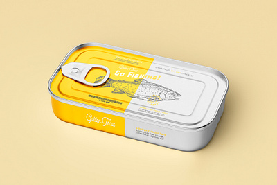 Tin Can Mockup Set aluminum branding can conserve container delicious design fish fish can food graphic design jar metal mockup package packaging packaging mockup preserve tin can