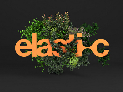 Planted Colours 2 3d bright c4d cinema 4d colourful elastic foliage jacob capener nature plants