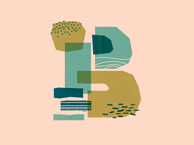 B b color layout lettering pattern texture type