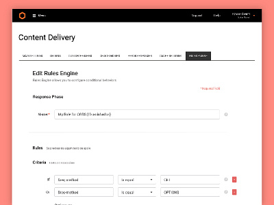 User Interface design for a System Management cdn design icon interaction design system management typography ui user experience user interface ux web