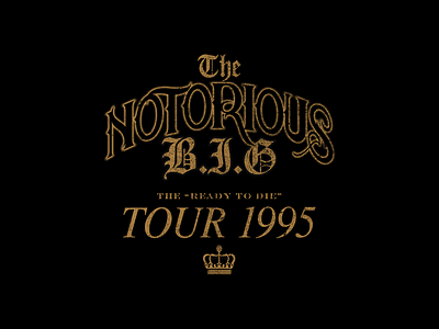 Biggie Tour Vintage apparel biggie fashion merch merchandise t shirt type vintage