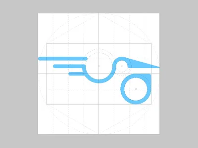 bundle.delivery logo with gridlines bundle delivery grid stork