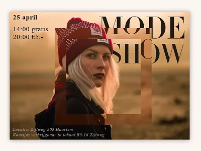 Fashion Show Poster boogaert catwalk design fall fashion mathijs photography poster show tyse