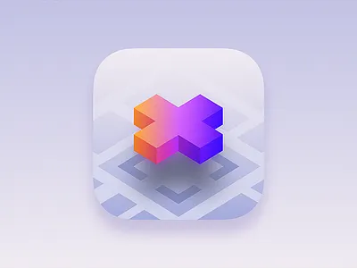 AR — X 3d ar augmented icon ios isometric isometry logo map model place reality