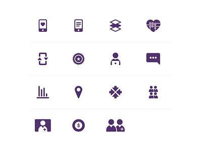 Kaleido Brand Refresh: Icons branding color design healthcare social good telehealth type