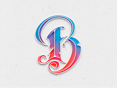 B 36daysoftype b letter