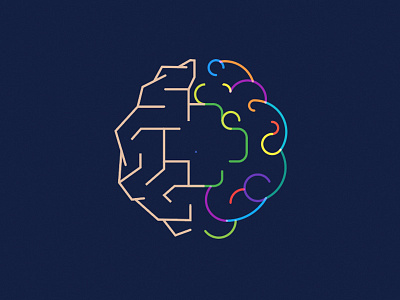 Medical Practice v Theory brain concept healthcare icon medical negative space