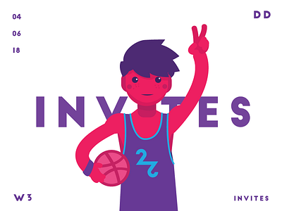 2 Dribbble Invite | Daily Design | TGZ dribbble invites