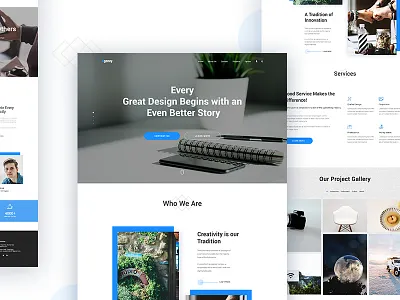 Design Agency. anup anupdeb creative design gradient header mockup oogle space typography ui ux