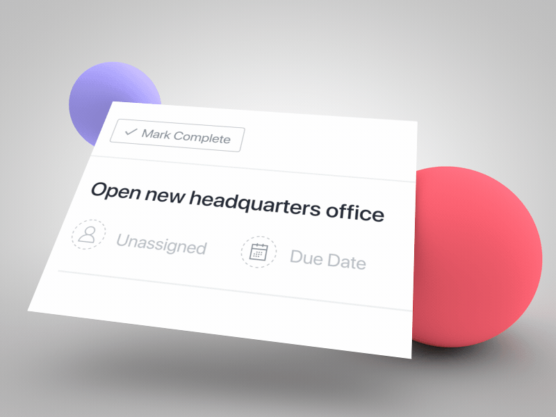 Know who is doing what by when