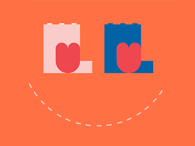 Even if life is like a band-aid, we still keep smiling. simple smiling. band aid，love