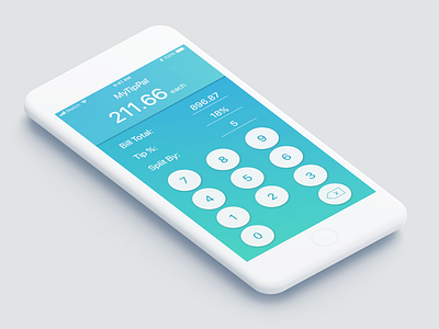 Calculator daily ui daily ui challenge design dribbble mobile app design ui design ux designer