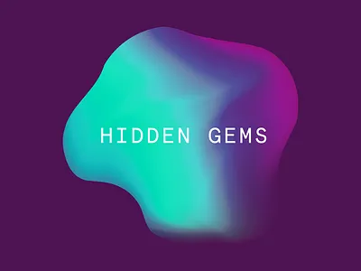 Hidden Gems abstract cover gradient playlist