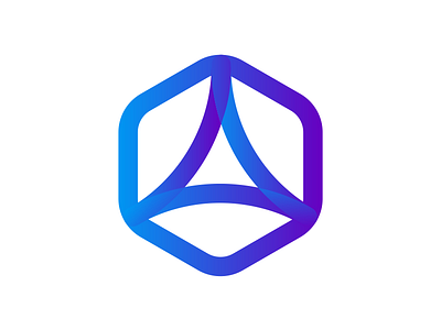 Logo for Artificial Intelligence Company. a logo artificial intelligence hexagon icon identity logo