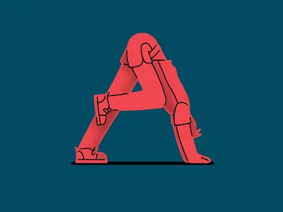 A – day one 36days a 36daysoftype 36daysoftype05 boy character design drawing illustration sport type typography zumbys