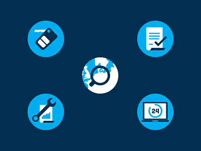 Iconpack car desktop icons illustration illustrator key map