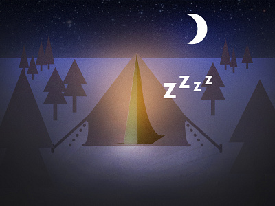 Tent adobe illustrator illustration