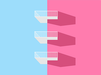 36 Days of Type - E 36days e 36daysoftype architecture balcony building colour illustration shadow type vector