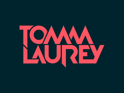 Tomm Laurey budapest dj edm electro logo music producer type typography