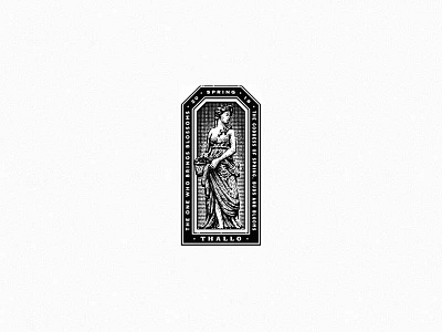 Thallo engraving etching figure