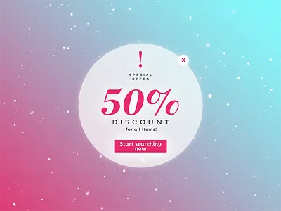Daily UI 036 - Special Offer 036 50 daily ui discount special offer