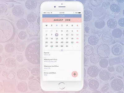 Daily UI 038 - Calendar 038 calendar daily ui