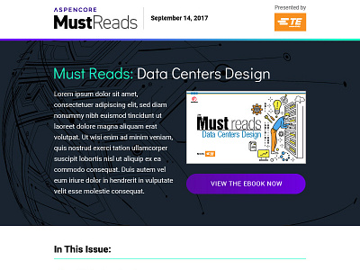 Mustreads Newsletter email newsletter front end development graphic design responsive design ui design ux design web design