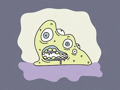 liquid monster 3/3 alien creature cute doodle draw fun illustration ipadpro monster sketch yuvalezov yuvsketch