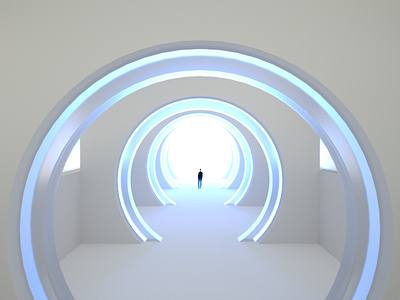 Portal c4d cinema4d design octane portal render work