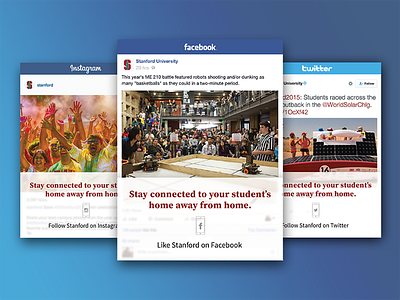 Social media cards design print social