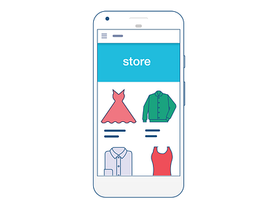 online store ecommerce illustration online store shopping store