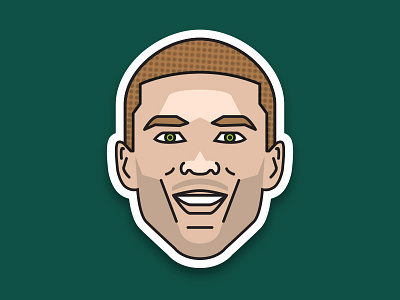 NFL Emoji Series - Zach Ertz caricature eagles emoji football green icon nfl philadelphia sports superbowl