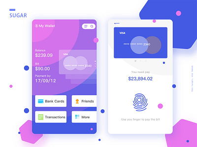 Walllet App ui