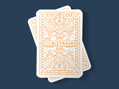 Business ALIAS - Card back design back business card cards hands playing cards train
