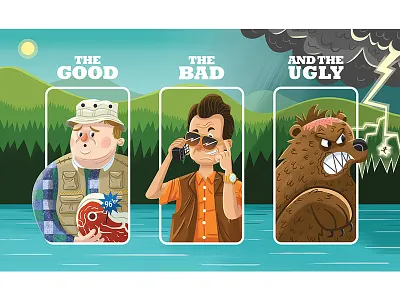 Gallery 1988- '30 Years Later' Show 1988 character design digital film gallery illustration john candy movie pop culture prints the great outdoors