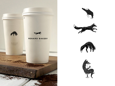 Renard Bakery artisanal bakery corporate design fox graphic identity illustration