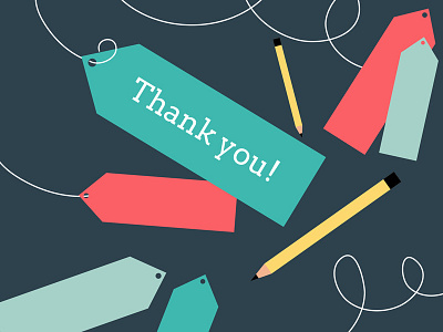 Thank you illustration mentoring thank you vector