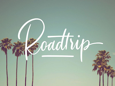 Roadtrip lettering procreate roadtrip type typography