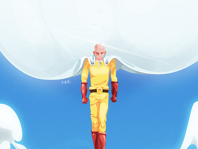 wanpanman anime art character illustration onepunchman photoshop vector zat3am